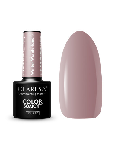 CLARESA Hybrid Polish Winter Wonderland 3 - 5g.