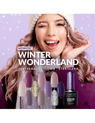 CLARESA Hybrid Polish Winter Wonderland 7 - 5g.