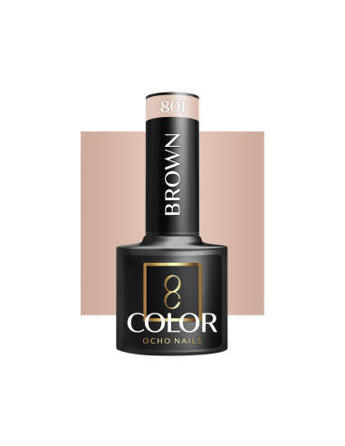 OCHO NAILS Hybrid nail polish brown 801 -5 g