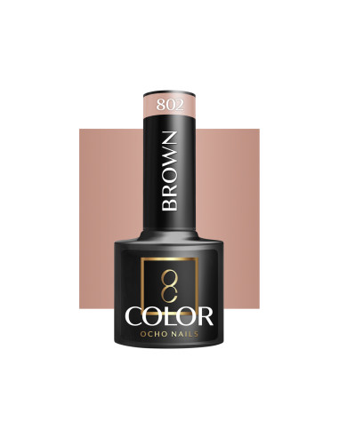 OCHO NAILS Hybrid nail polish brown 802 -5 g