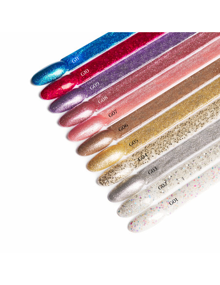 OCHO NAILS Hybrid nail polish glitter G07 -5 g