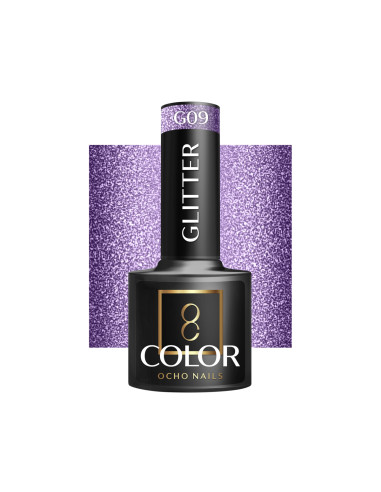OCHO NAILS Hybrid nail polish glitter G09 -5 g
