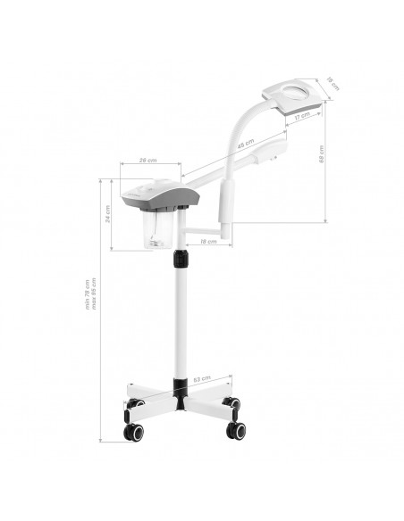Giovanni vapozon with magnifier lamp D-21 white