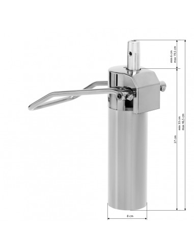 Actuator for hairdressing chair D-03 chrome