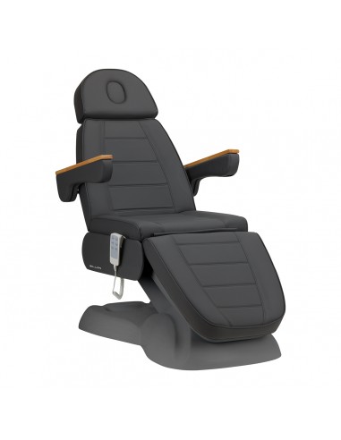 Electric cosmetic chair SILLON Lux 273b 3 actuators gray with gray base