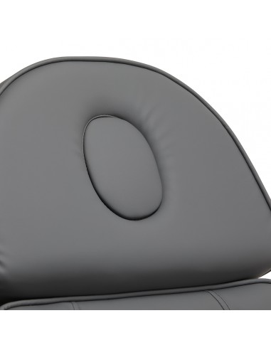 Electric cosmetic chair SILLON Lux 273b 3 actuators gray with gray base