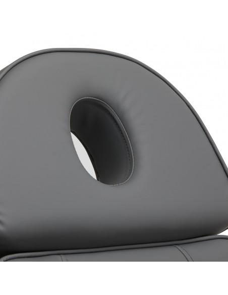 Electric cosmetic chair SILLON Lux 273b 3 actuators gray with gray base