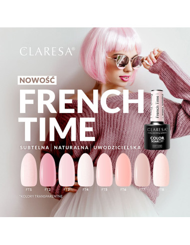 CLARESA French Time Hybrid Polish 6 -5g