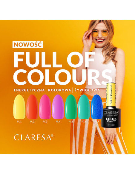 CLARESA Full of colours Hybrid Polish 7 -5g