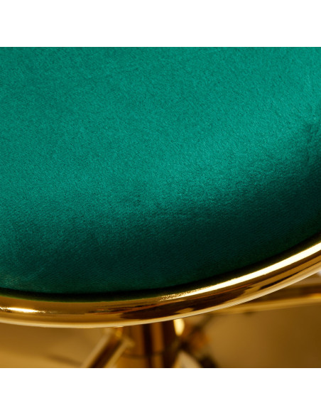 4Rico Bar Hocker QS-B313a green velvet