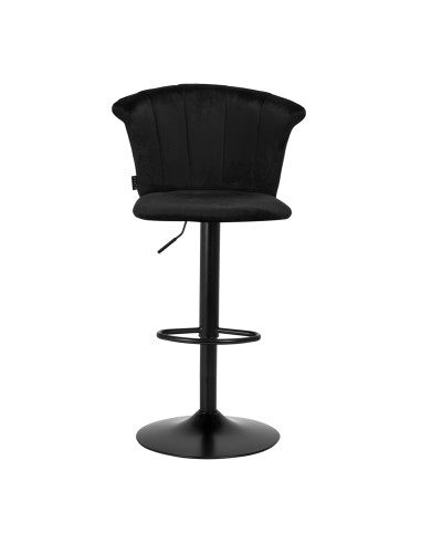 4Rico Bar Hocker QS-B801 black velvet