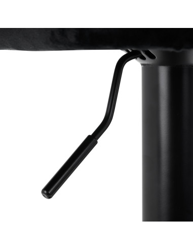 4Rico Bar Hocker QS-B801 black velvet