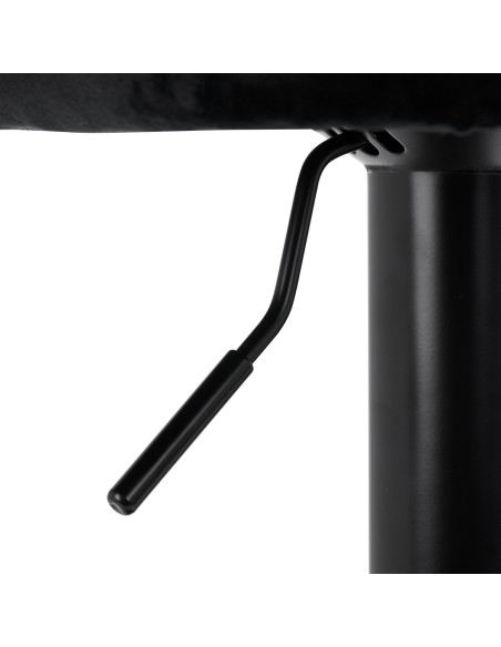 4Rico Bar Hocker QS-B801 black velvet