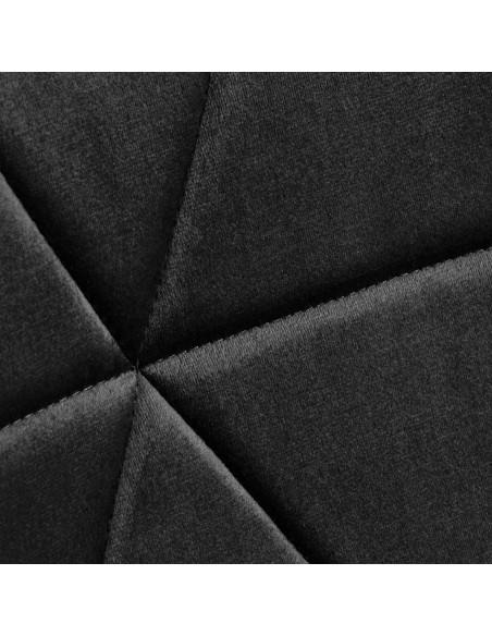 4Rico Cosmetic chair QS-186 black velvet