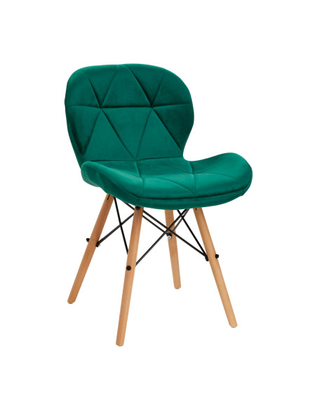 4Rico Cosmetic chair QS-186 green velvet