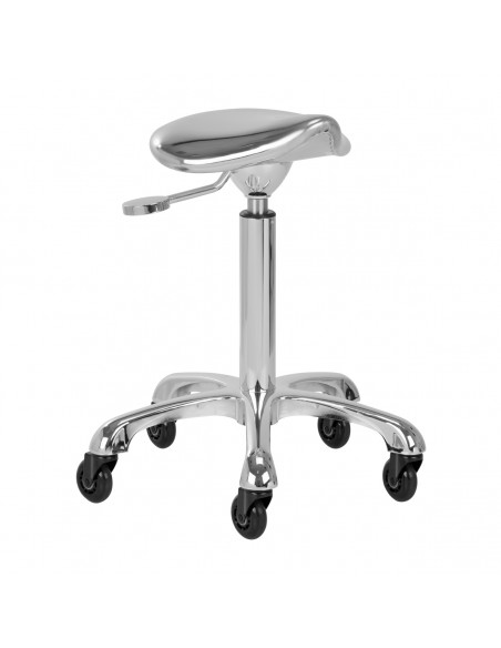 Gabbiano stool Fine Silver