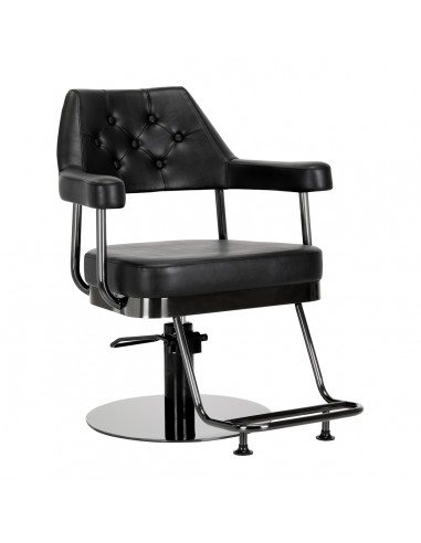 Gabbiano hairdressing chair Granda black