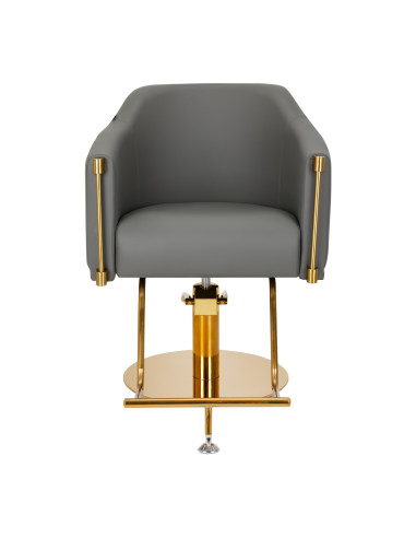 Hairdressing chair Burgos Gold Gray