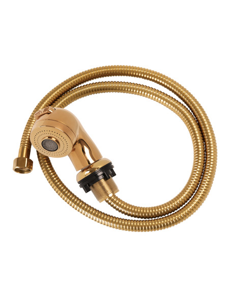 Hairdressing wash unit handset gold large