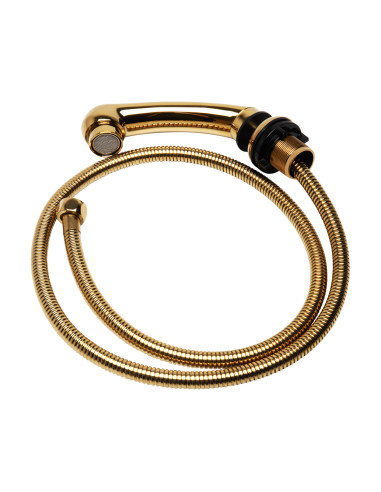 Hairdressing wash unit handset gold small
