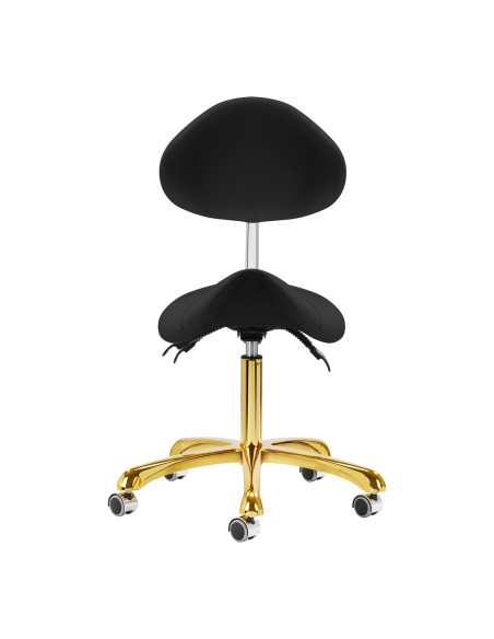 Giovanni cosmetic stool 1004 gold black