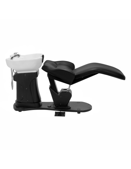 Gabbiano electric hairdressing wash unit TRYCHO black