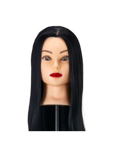 Gabbiano WZ2 hairdressing training head, synthetic hair, color 1, length 24"