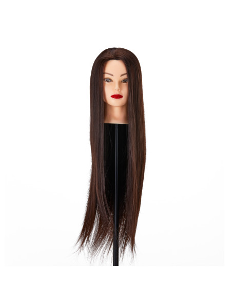 Gabbiano WZ2 hairdressing training head, synthetic hair, color 4, length 24"