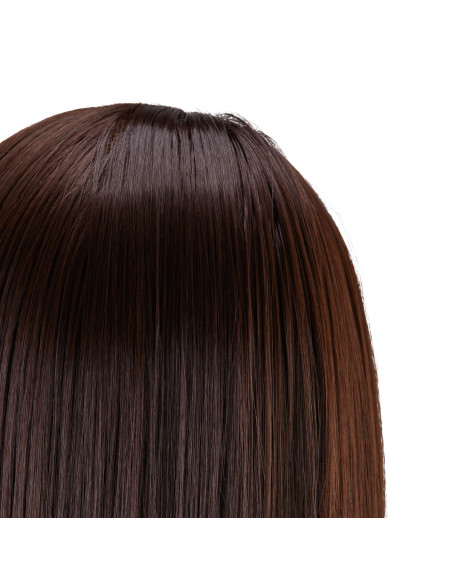 Gabbiano WZ2 hairdressing training head, synthetic hair, color 4, length 24"