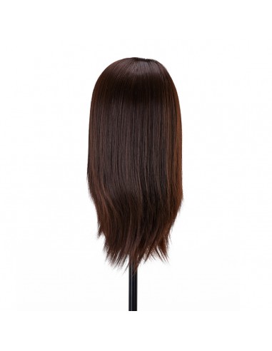 Gabbiano WZ4 training head with beard, synthetic hair, color 4, length 8"+6"