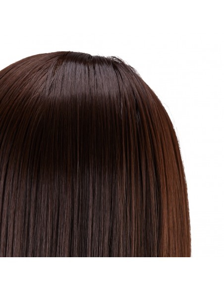 Gabbiano WZ4 training head with beard, synthetic hair, color 4, length 8"+6"