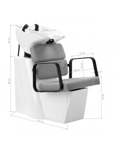 Gabbiano Porto-BM hair wash unit gray