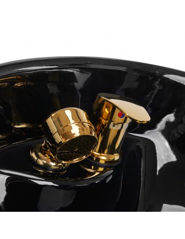 Gabbiano barber wash unit Marcus gold black
