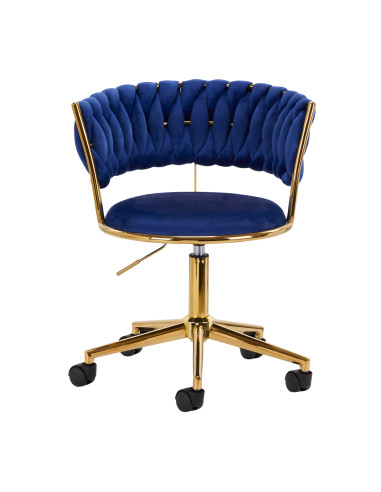 4Rico swivel chair QS-GW01G navy blue