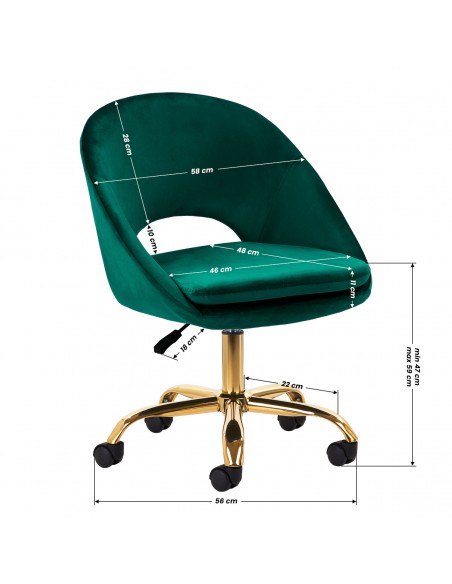 4Rico swivel chair QS-MF18G green