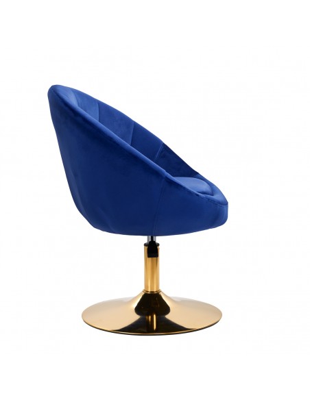 4Rico swivel chair QS-BL12G navy blue