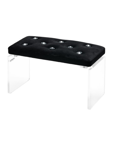 Momo Diamond manicure support stand Velour Black