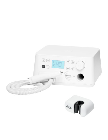 KIT: Saeyang Marathon Cyclone-Vac podiatry nail drill machine with absorber + Mini 969 storage unit