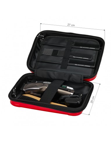 Barber hairdressing case red