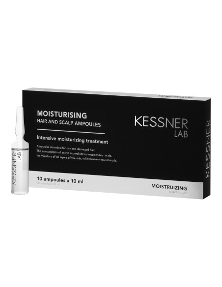 Set of Kessner Lab ampoules: Prebiotic, Moisturising, Caffeine