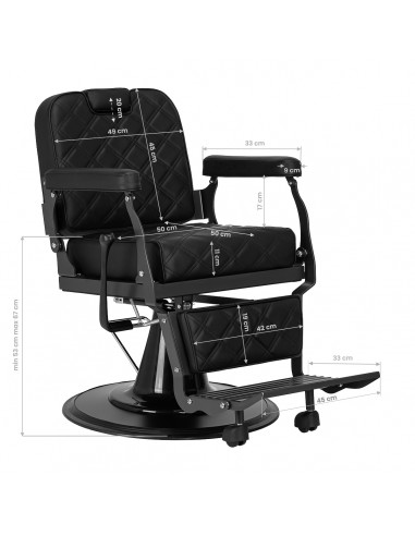 Barber chair Carlos Black