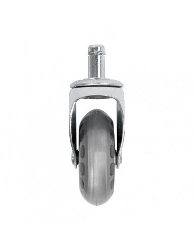 Roll Speed silver press-on stool wheel set of 5 pieces