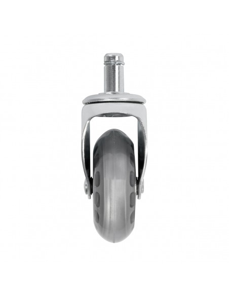 Roll Speed silver press-on stool wheel set of 5 pieces