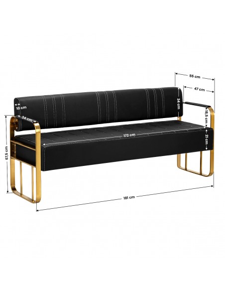 Avila waiting room sofa
