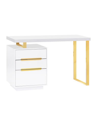 COSMETIC DESK 3311G WHITE GOLD