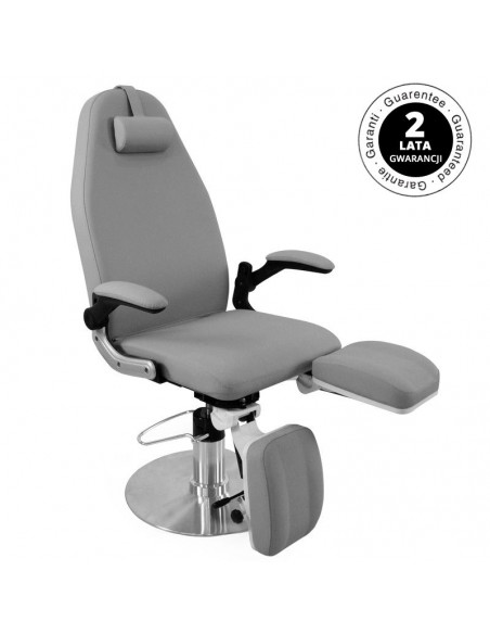 Hydraulic podiatry chair azzurro 713a gray