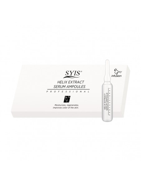 Syis ampoules with snail slime helix extract serum 10x3ml