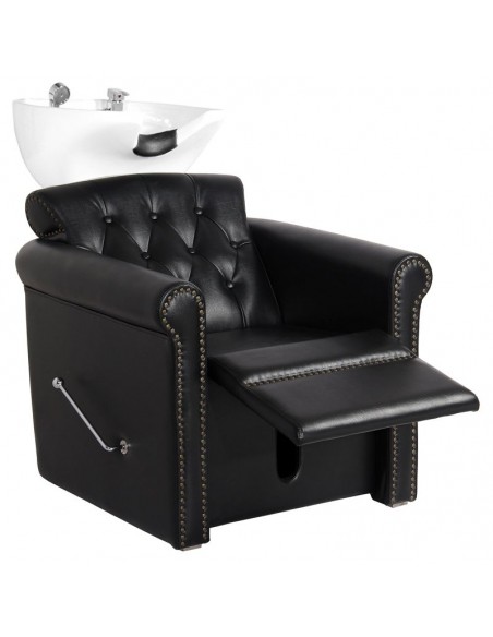 Gabbiano hair wash unit Berlin Lux black