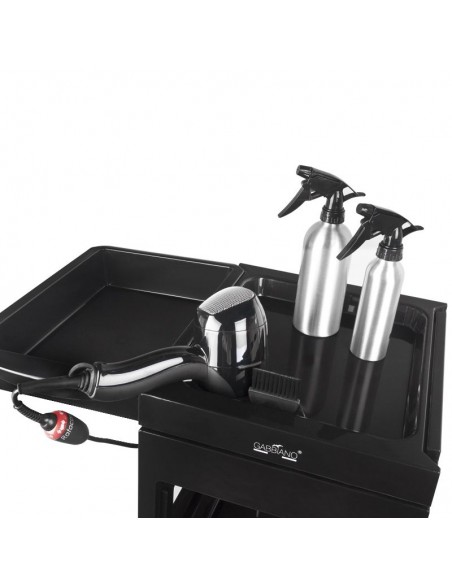 Gabbiano hairdressing trolley 048A black