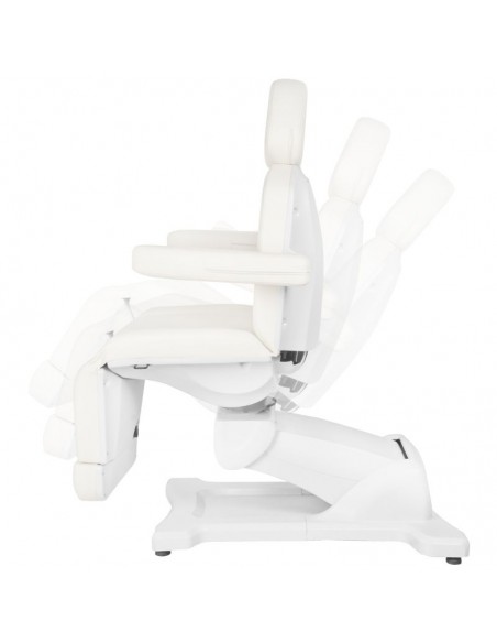 Electric cosmetic chair azzurro 869a rotary 4 engine white